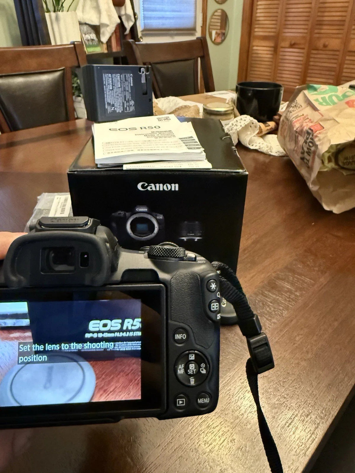 Canon EOS R50 Camera Black- EXCELLENT CONDITION